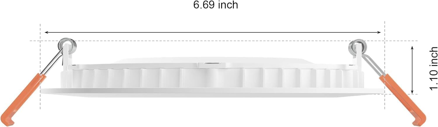 Philips Hue Smart Slim 5/6 Inch LED Recessed Light - White and Color Ambiance - 6 Pack - 1200LM - Indoor Ceiling - Control with Hue App - Works with Voice Assistants