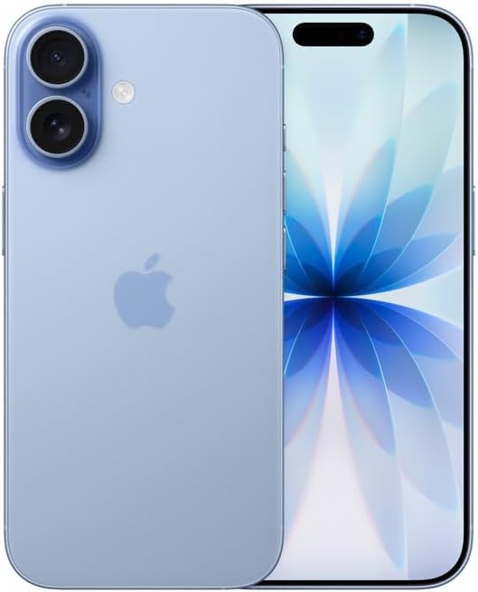 Renewed Apple iPhone 17 Mist Blue - Front View
