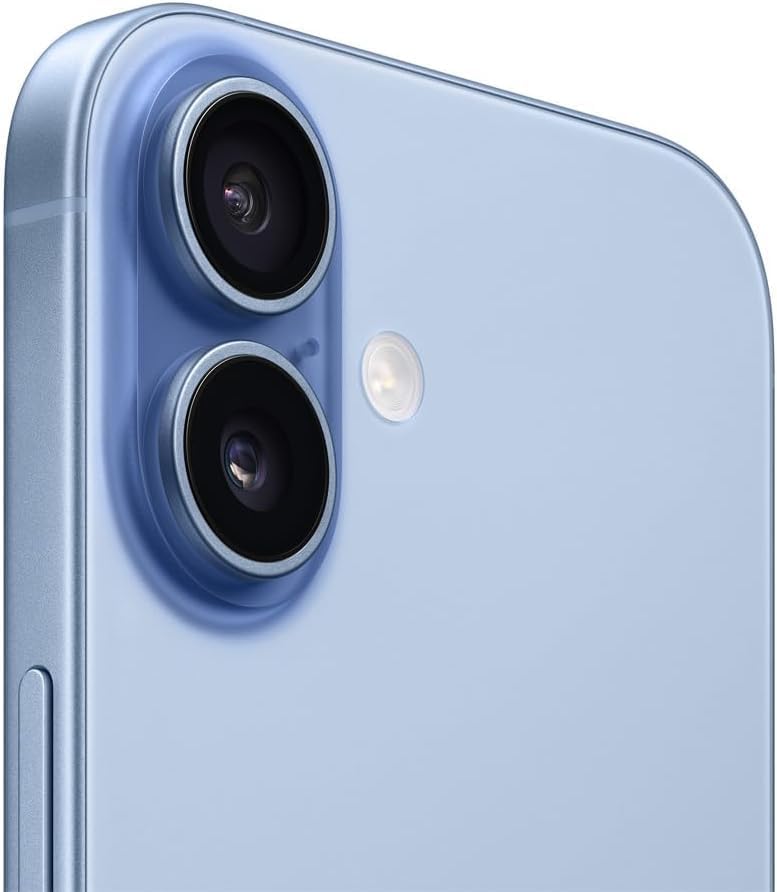 Renewed Apple iPhone 17 Mist Blue - Back View