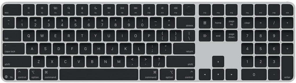 Apple Magic Keyboard with Touch ID & Numeric Keypad (US English, Black) for M1 Macs