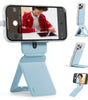 MOFT Phone Tripod Stand Selfie Stick for iPhone, Multi-Angles iPhone Stand, Lightweight & Portable Phone Holder, Strong Magnets, MOVAS Vegan Leather, Travel Essentials, Jet Black (Without Card Slot)