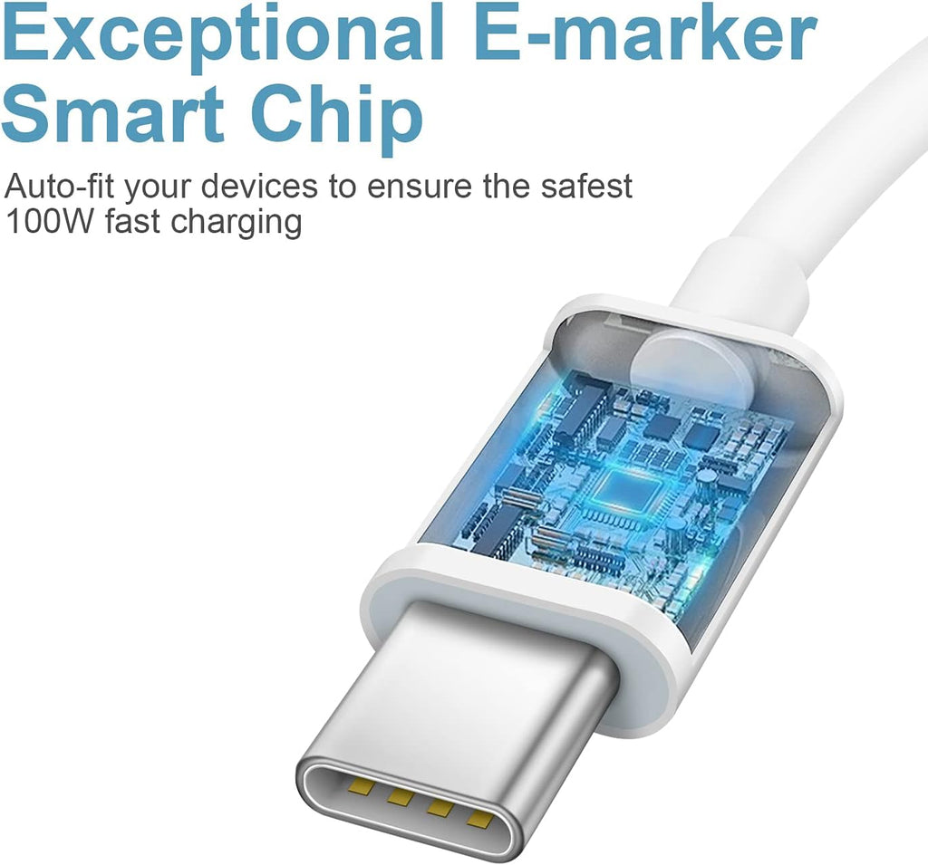 Fast Charging Type-C Charger (6ft Cable)