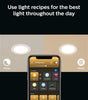 Philips Hue Smart Slim 5/6 Inch LED Recessed Light - White and Color Ambiance - 6 Pack - 1200LM - Indoor Ceiling - Control with Hue App - Works with Voice Assistants