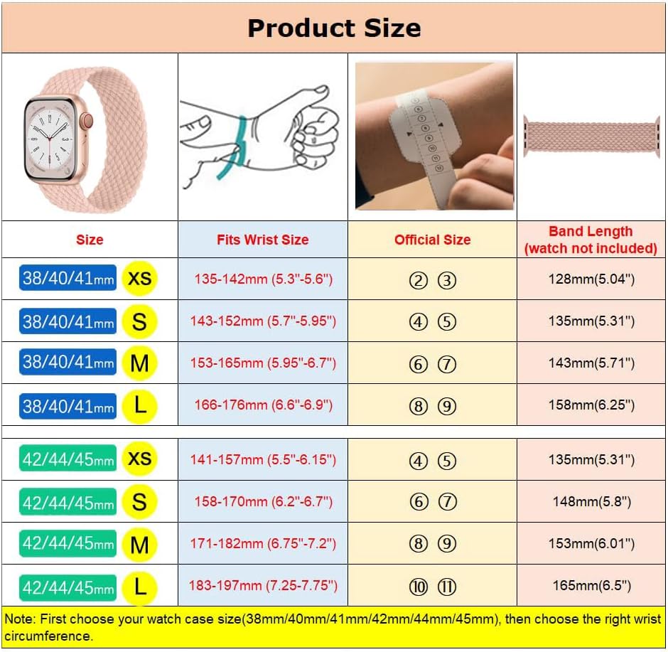 Braided Solo Loop for Apple Watch Band