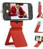 MOFT Phone Tripod Stand Selfie Stick for iPhone, Multi-Angles iPhone Stand, Lightweight & Portable Phone Holder, Strong Magnets, MOVAS Vegan Leather, Travel Essentials, Jet Black (Without Card Slot)