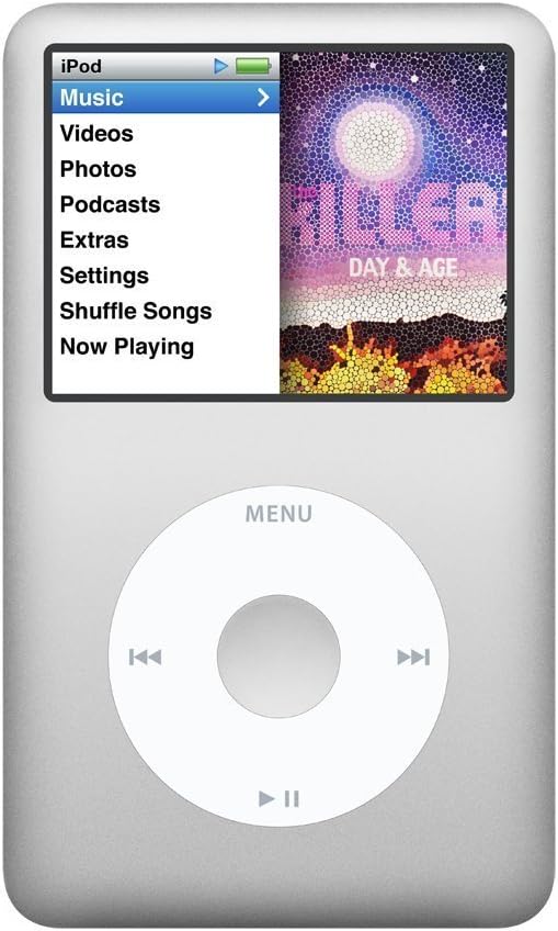 Apple iPod Classic 160GB MP3 Player 2.5-Inch 7th Generation - Silver (Refurbished)