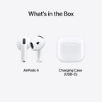Apple AirPods 4 Spatial Audio Earbuds