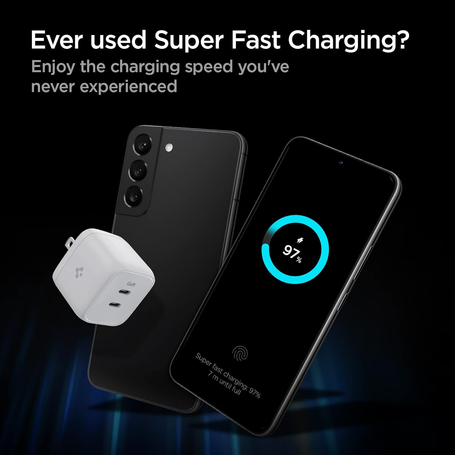 USB C Charger, GaN 352 Total 35W 2 Ports GaN III Tech Fast Charger PD 3.0 Charging Block