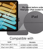 Grey iPad Mini with 8.3-inch screen and model compatibility chart.