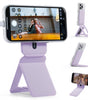 MOFT Phone Tripod Stand Selfie Stick for iPhone, Multi-Angles iPhone Stand, Lightweight & Portable Phone Holder, Strong Magnets, MOVAS Vegan Leather, Travel Essentials, Jet Black (Without Card Slot)
