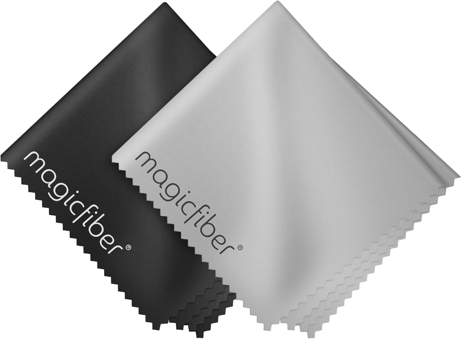 MagicFiber Microfiber Cleaning Cloths (2-Pack) for Glasses, Screens, & Lens