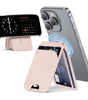 Mag-Safe Wallet Magnetic Wallet for Phone Lightweight Magnetic Phone Pouch Stand Adjustable Leather Mag-Safe Card Holder for iPhone 17/16/15/14/13/12 Series, Not for iPhone 13/12 Mini (Black)