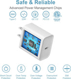 Fast Charging Type-C Charger (6ft Cable)