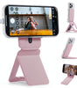 MOFT Phone Tripod Stand Selfie Stick for iPhone, Multi-Angles iPhone Stand, Lightweight & Portable Phone Holder, Strong Magnets, MOVAS Vegan Leather, Travel Essentials, Jet Black (Without Card Slot)