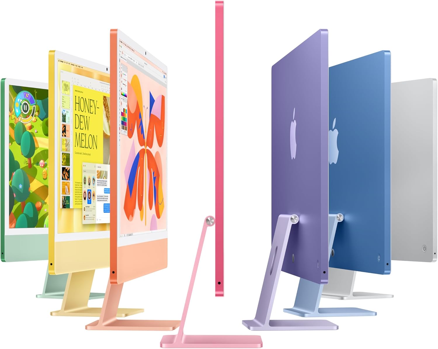 Apple 2024 iMac All-in-One Desktop Computer with M4 chip with 8-core CPU and 8-core GPU: Built for Apple Intelligence, 24-inch Retina Display, 16GB Unified Memory, 256GB SSD Storage; Silver