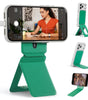 MOFT Phone Tripod Stand Selfie Stick for iPhone, Multi-Angles iPhone Stand, Lightweight & Portable Phone Holder, Strong Magnets, MOVAS Vegan Leather, Travel Essentials, Jet Black (Without Card Slot)