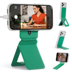 MOFT Phone Tripod Stand Selfie Stick for iPhone, Multi-Angles iPhone Stand, Lightweight & Portable Phone Holder, Strong Magnets, MOVAS Vegan Leather, Travel Essentials, Jet Black (Without Card Slot)