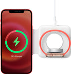 MagSafe Duo Wireless Charger: Fast charges iPhone, AirPods, Watch - Type C Wall Charger Included