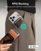 MagSafe Wallet: 5-Card Holder with RFID Blocking & Magnetic Sticker