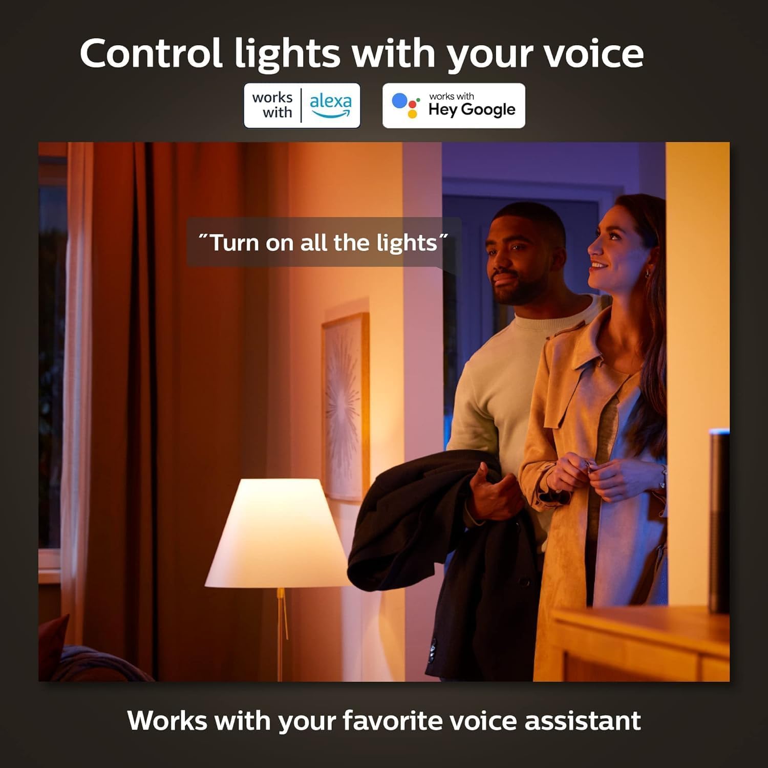 Philips Hue Smart Slim 5/6 Inch LED Recessed Light - White and Color Ambiance - 6 Pack - 1200LM - Indoor Ceiling - Control with Hue App - Works with Voice Assistants