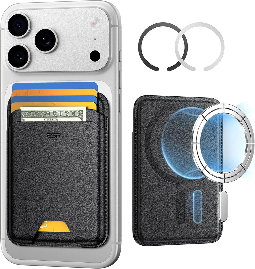 MagSafe Wallet: 5-Card Holder with RFID Blocking & Magnetic Sticker