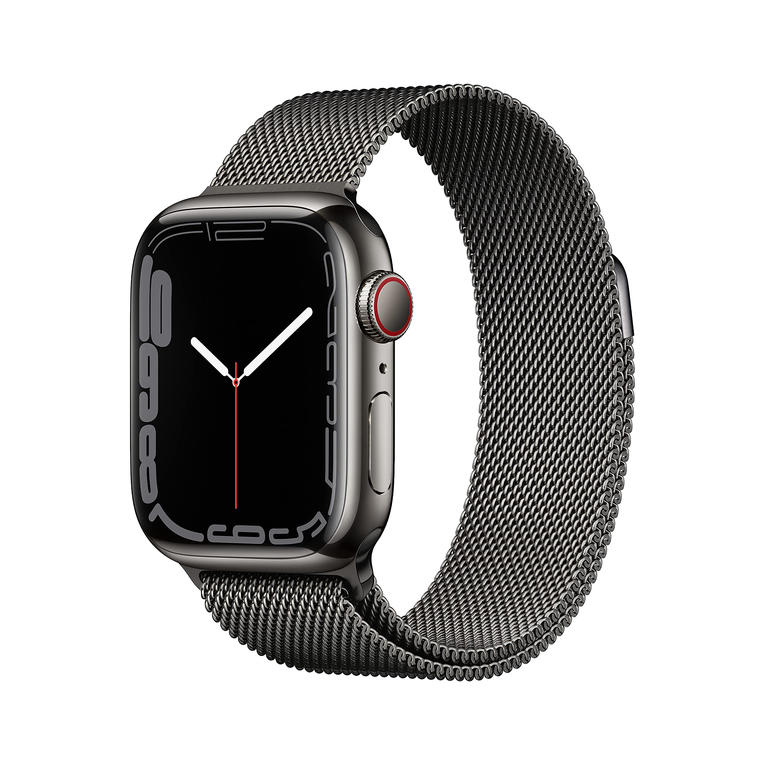 Apple Watch Series 7 - 41mm / Graphite Stainless Steel Case w/ Milanese