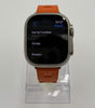 apple | unlocked Apple Watch Ultra 2 | Hermès 49MM | natural titanium | orange Kilim sing strap