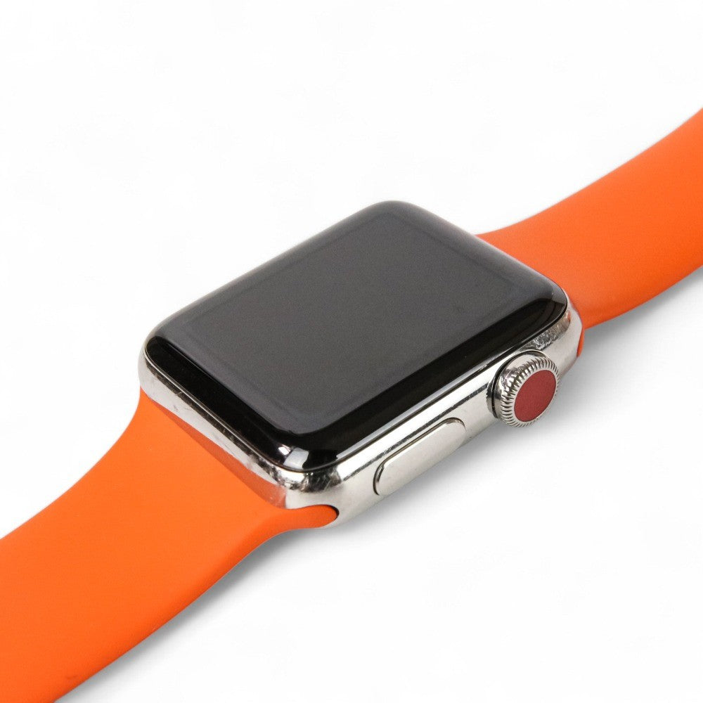 Apple Watch Series 3 Hermes - 1.5" Stainless Steel Case A1889 Orange Women USED