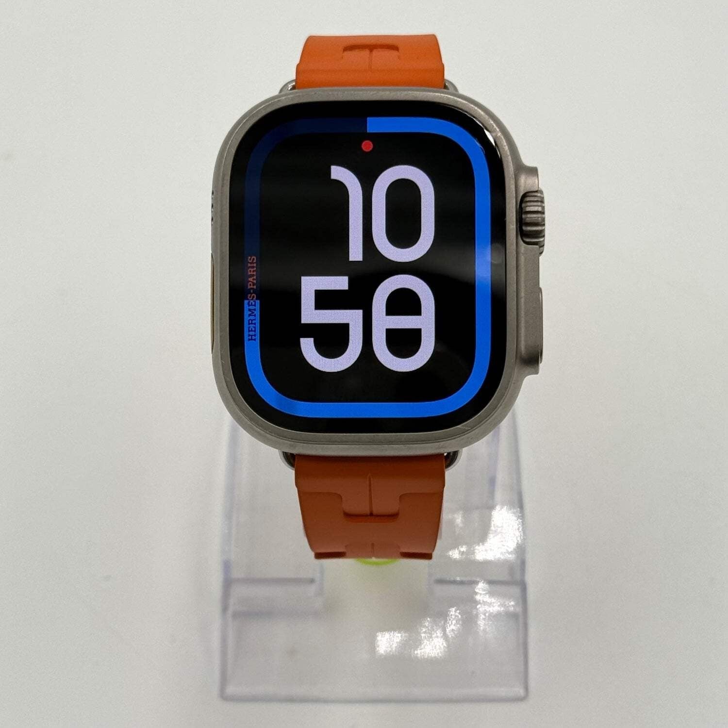 apple | refurbished apple devices | Unlocked Apple Watch Ultra 2 | Hermès 49MM | Natural Titanium with Orange Kilim Sing