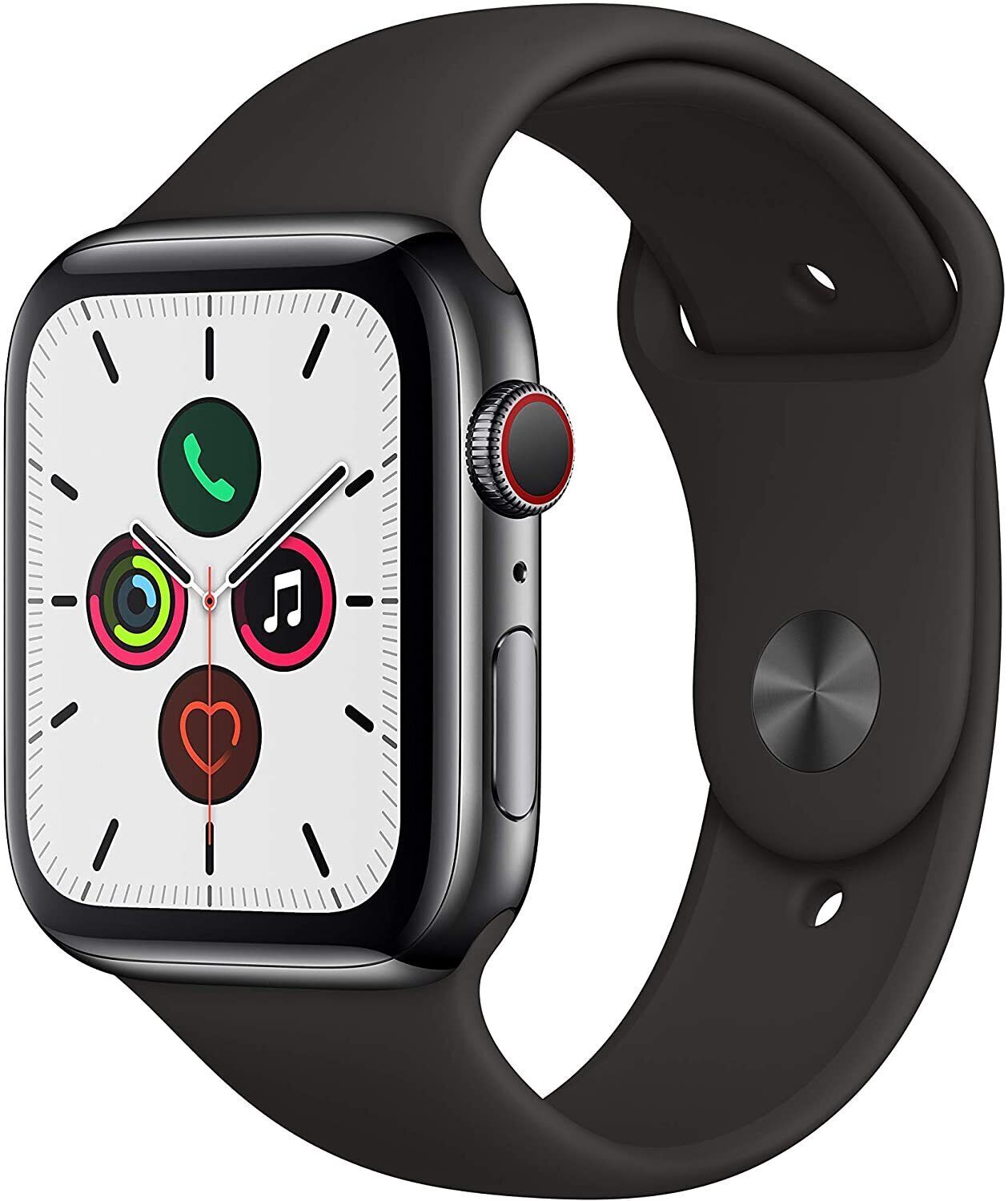 Apple Watch Series 5 40mm 44mm GPS + WIFI + LTE UNLOCKED Stainless Steel - Good