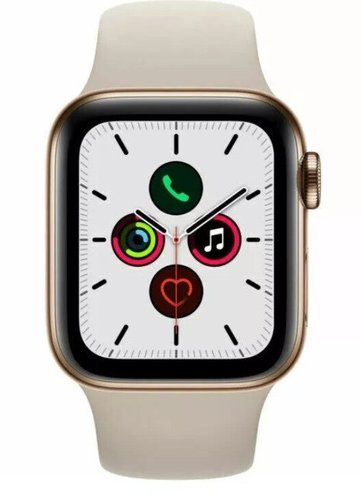 Apple Watch Series 5 40mm 44mm GPS + WIFI + LTE UNLOCKED Stainless Steel - Good