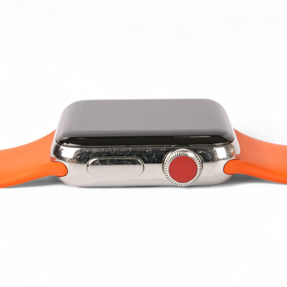 Apple Watch Series 3 Hermes - 1.5" Stainless Steel Case A1889 Orange Women USED