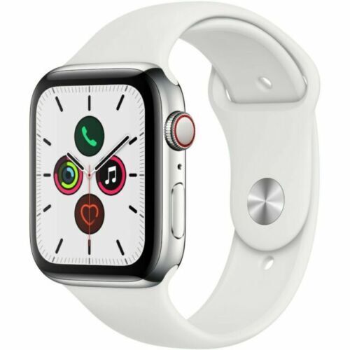 Apple Watch Series 5 40mm 44mm GPS + WIFI + LTE UNLOCKED Stainless Steel - Good