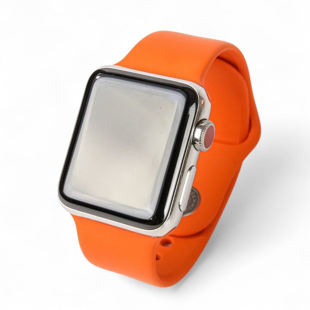 Apple Watch Series Hermes1.5" Stainless Steel Case A1889 Orange Women USED