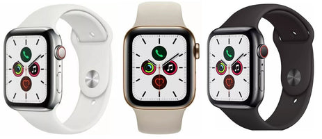 Apple Watch Series 5 40mm 44mm GPS + WIFI + LTE UNLOCKED Stainless Steel - Good