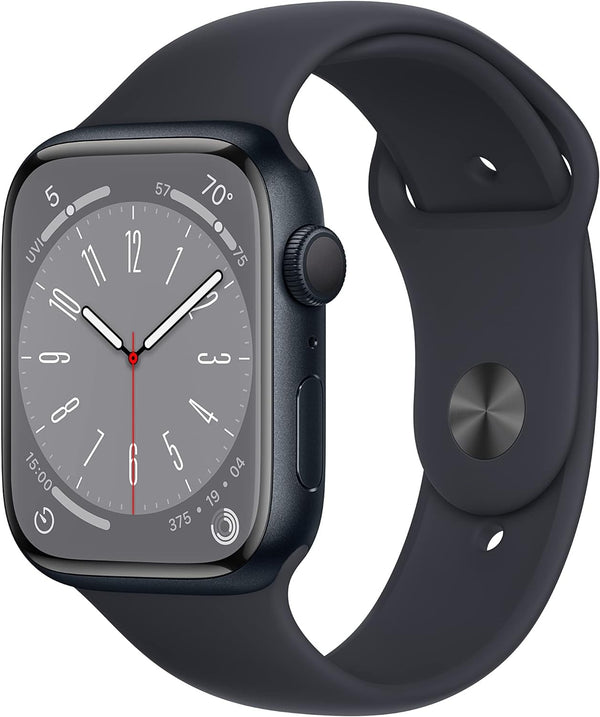 Apple Watch (GPS + LTE) - Series 8 - 45MM Midnight Aluminum Case Midnight Sport